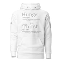 Load image into Gallery viewer, Hunger vs Thirst Reflective Hoodie