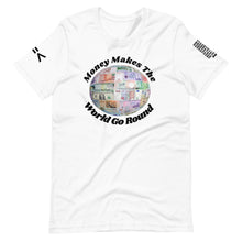 Load image into Gallery viewer, Money Makes The World Go Round REFLECTIVE font T-Shirt