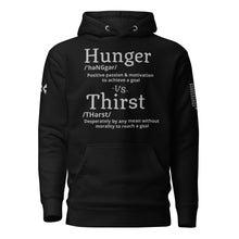 Load image into Gallery viewer, Hunger vs Thirst Reflective Hoodie
