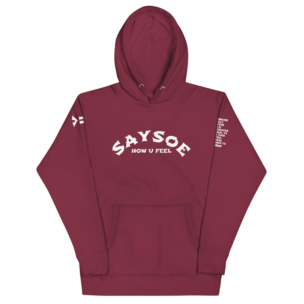SaySoe/WINNING Front & Back Reflective Hoodie
