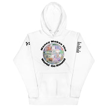 Load image into Gallery viewer, Money Makes The World Go Round REFLECTIVE Font Hoodie
