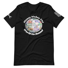 Load image into Gallery viewer, Money Makes The World Go Round REFLECTIVE font T-Shirt
