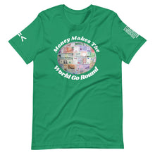 Load image into Gallery viewer, Money Makes The World Go Round REFLECTIVE font T-Shirt
